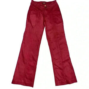 Wide leg pant with fun detail size small